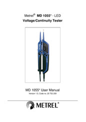 METREL MD 1055 Serie Manual Del Usuario