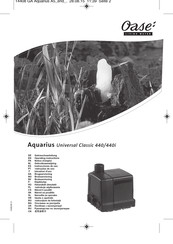 Oase Aquarius Universal Classic 440 Instrucciones De Uso