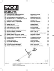 Ryobi RBC254FSB Manual De Utilización