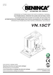 Beninca VN.15CT Libro De Instrucciones Y Catálogo De Recambios