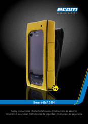 Ecom Smart-Ex 01M Instrucciones De Seguridad