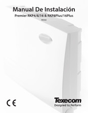 Texecom Premier RKP16 Manual De Instalación