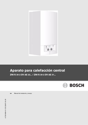 Bosch ZW/S 30-2 DV AE 23 Serie Manual De Instalación Y Manejo