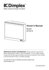 Dimplex DF3015 Manual Del Propietário