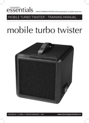 tanning essentials MOBILE TURBO TWISTER Manual De Entrenamiento