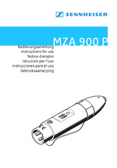 Sennheiser MZA 900 P Instrucciones Para El Uso