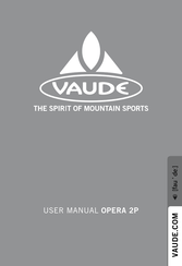 Vaude OPERA 2P Manual De Usuario