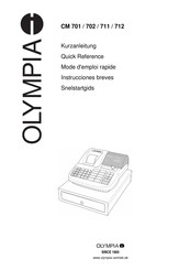 Olympia CM 711 Instrucciones Breves