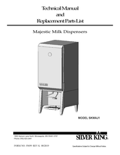 Silver King SKMAJ1 Guía Manual Técnico Y Lista De Piezas De Repuesto