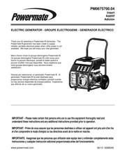 Powermate PM0675700.04 Manual De Instrucciones