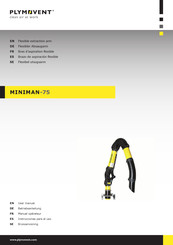 Plymovent MINIMAN-75 Instrucciones Para El Uso