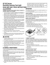 Broan QT DC Serie Manual Del Usario