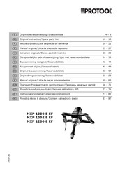 Protool MXP 1002 E EF Manual Original