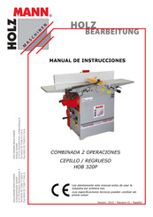 HOLZMANN MASCHINEN HOB 320P Manual De Instrucciones