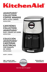 KitchenAid JAVASTUDIO KCM511 Manual De Instrucciones