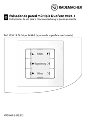 RADEMACHER DuoFern 9494-1 Instrucciones De Uso