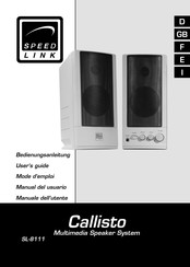 Speedlink Callisto Manual Del Usuario