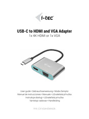 i-tec C31VGAHDMIADA Manual De Instrucciones