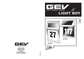 GEV LIGHT BOY LPH 011014 Manual De Instalación