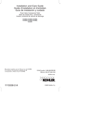 Kohler K-4323 Guía De Instalación Y Cuidado