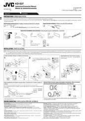 JVC KD-S37 Manual De Instalación/Conexion