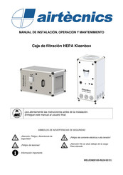 Airtecnics Kleenbox 46/76 EC Manual De Instalación, Operación Y Mantenimiento