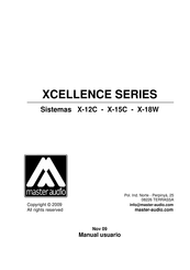 Master audio Xcellence X-12C Manual Usuario