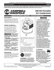 Campbell Hausfeld HG3007 Manual Del Usuario