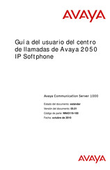 Avaya 2050 IP Softphone Guia Del Usuario