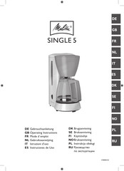 melitta Single 5 Instruciones De Uso