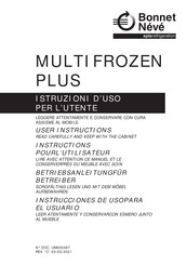 Bonnet Neve MULTIFROZEN PLUS Instrucciones De Uso Para El Usuario