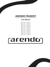 ARENDO FRUKOST Manual Del Usuario