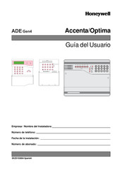 Honeywell Optima ADE Gen4 Guia Del Usuario