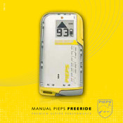 PIEPS FREERIDE Manual Del Usuario