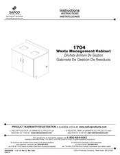 Safco 1704 Instrucciones