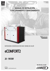 Lennox EMEA eCOMFORT2 GAC 020S Manual De Instalación, Funcionamiento Y Mantenimiento