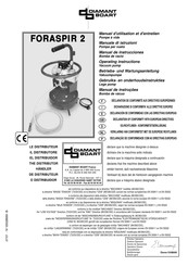 Diamant Boart FORASPIR 2 Manual De Instrucciones