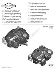 Briggs & Stratton 110000 Vanguard Manual Del Operario