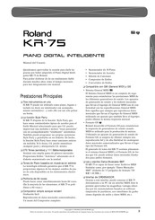 Roland KR-7/5 Manual De Usuario