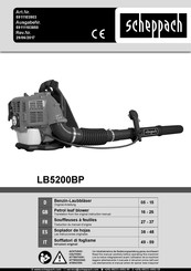 Scheppach LB5200BP Instrucciones Originales