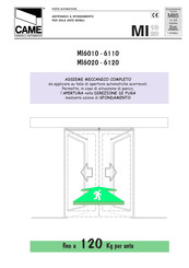 CAME MI6010 Manual Del Usuario