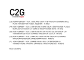 C2G C2G30012 Manual De Instrucciones