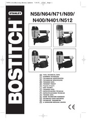 Stanley BOSTITCH N64099-1-E Manual Del Usuario