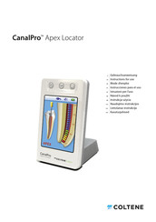 Coltene CanalPro Apex Locator Instrucciones Para El Uso