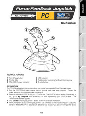 Thrustmaster Force Feedback Manual Del Usuario