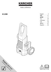 Kärcher K 2.350 Manual Del Usuario