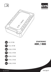 GYS STARTRONIC 800 Manual Del Usuario