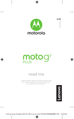 Motorola moto g7 PLUS Manual De Instrucciones