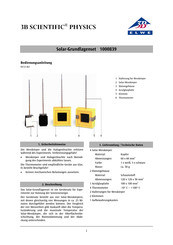 3B SCIENTIFIC PHYSICS 1000839 Instrucciones De Uso