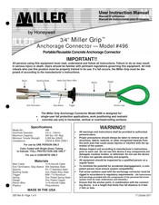 Honeywell MILLER 496 Manual De Instrucciones